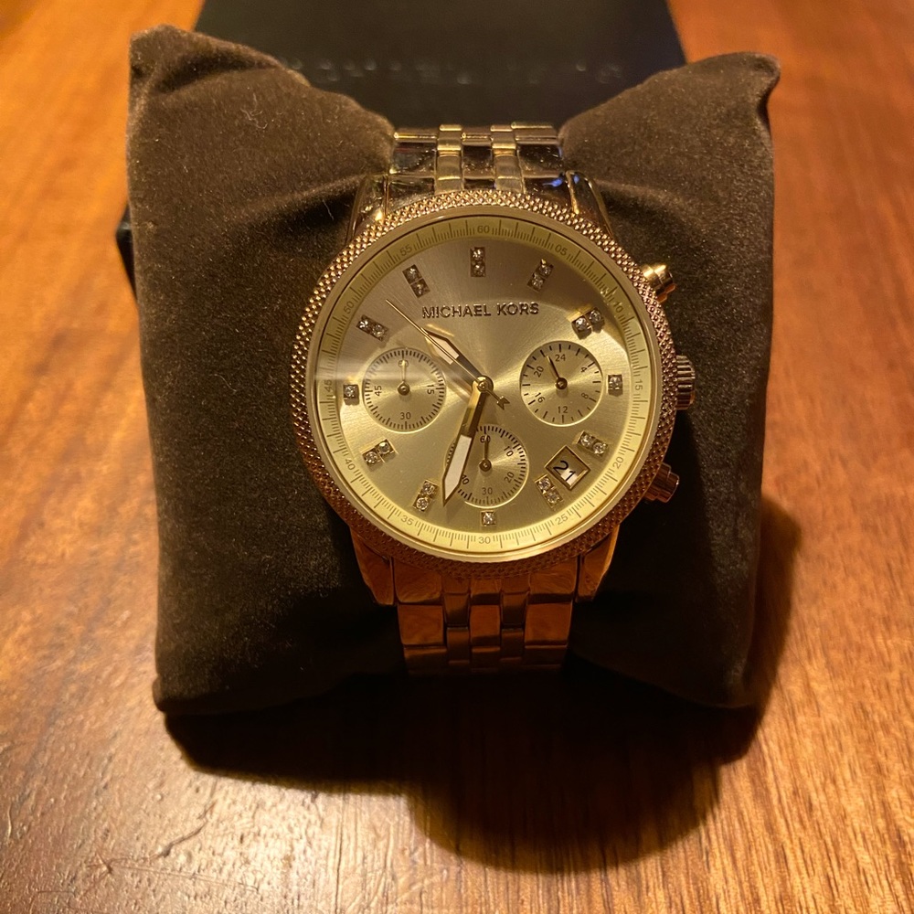 Michael Kors Women’s Chronograph Gold Watch